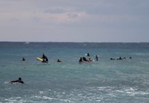guerre du surf spots de surf surchargés; localisme