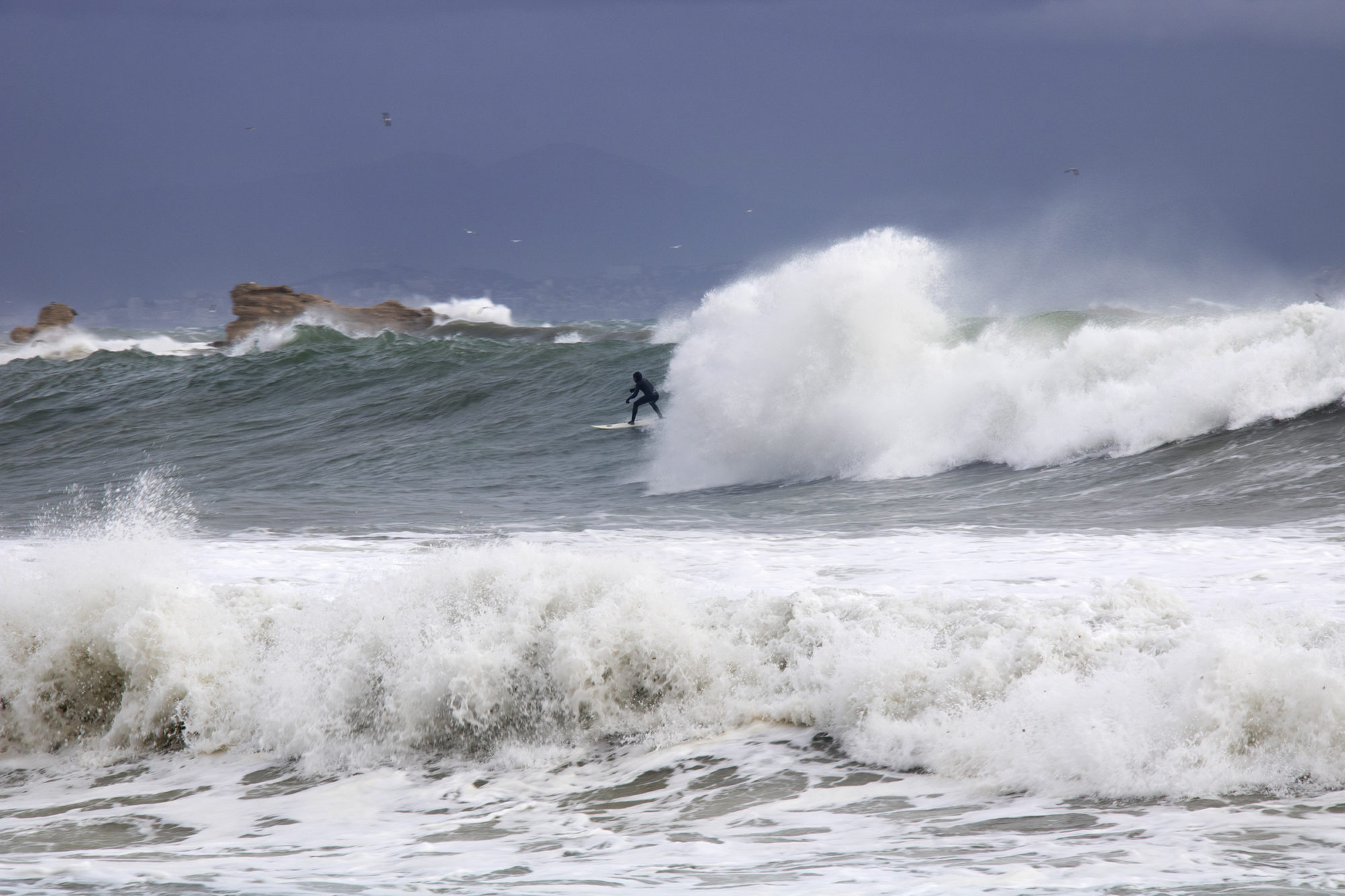 big wave, grosse session, wave, côte bleue, surf, surfeur
